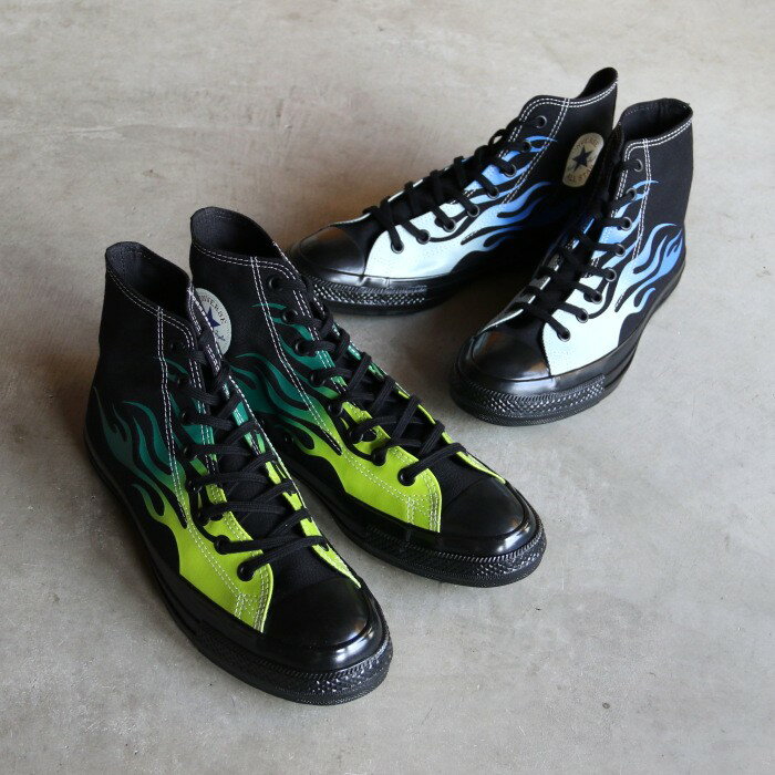 樂天商城 - 【期間限定 4月27日 20:00まで】コンバース CONVERSE ALL STAR オールスター エイジド IGNT HI ALL STAR AGED IGNT HI ブラック/ブルーフレイム・ブラック/グリーンフレイム 2026春夏新作