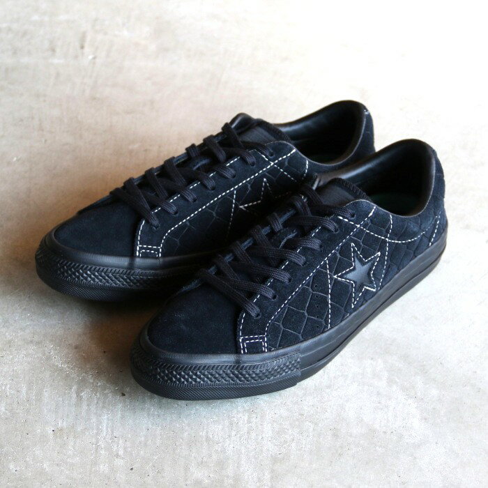 コンバース コラボ シューズ CONVERSE コンバース ワンスターSK/ヒールコレクティブ ONE STAR SK / HEEL COLLECTIVE ブラックモノクローム BLACK 2026春夏新作