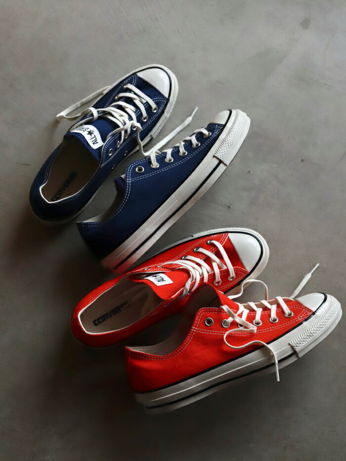 樂天商城 - コンバース シューズ CONVERSE ALL STAR コンバース オールスター エイジド OX ALL STAR AGED OX シグナルレッド/クラシックネイビー 2026春夏新作