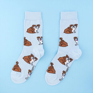 ڸ 3,980߰ʾ ̵ ֥դۥ奼å   ǥ 襤  롼 Coucou Suzette 󥰥å ֥ɥå å English Bulldog Socks ֥롼