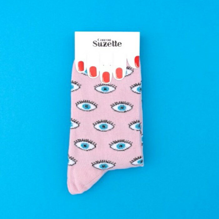 ڸ 3,980߰ʾ ̵ ֥դۥ奼å   ǥ   Ū ե 롼 Coucou Suzette å  å Eyes Glittery Socks ԥ Pink