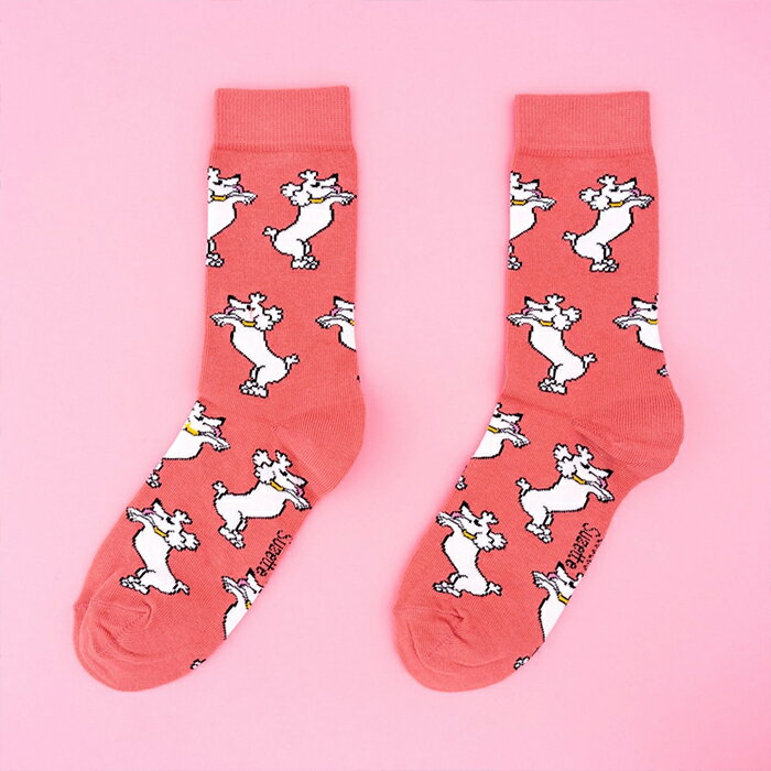 ڸ 3,980߰ʾ ̵ ֥դۥ奼å   ǥ 襤   ե 롼 Coucou Suzette ۥ磻 סɥ å Poodle Socks ԥ Pink