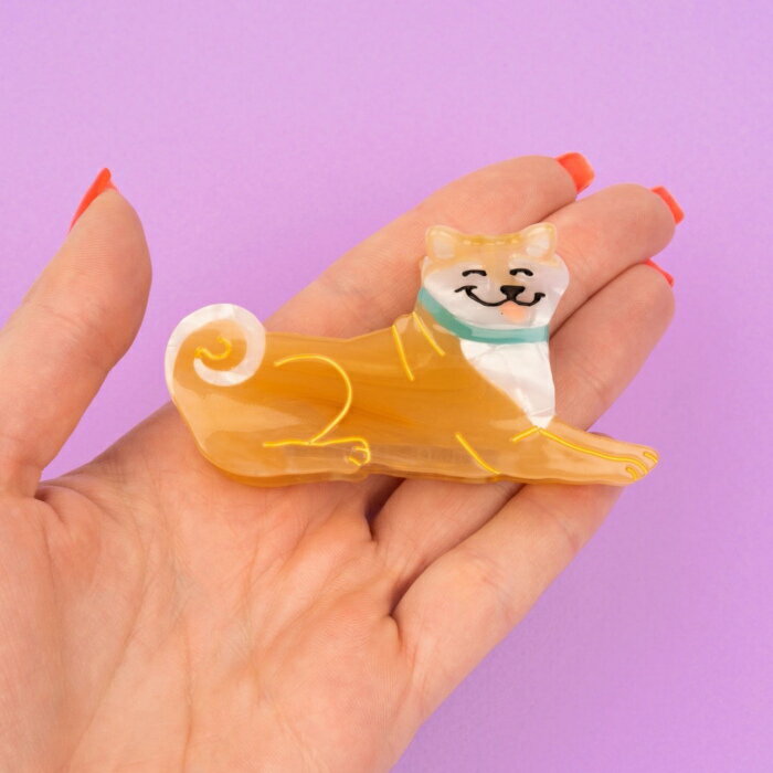 【感謝祭 今だけの特別価格】【公式通販 3,980円以上 送料無料 ブランド袋付き】ククシュゼット 正規商品 ヘア アクセ クリップ 犬 かわいい フランス ギ...