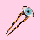 yʔ 3,980~ȏ  uhܕtzNNV[bg Ki 񂴂 wAR[ ANZ  I  Coucou Suzette AC wA XeBbN rbO Eye Hair Stick Big u[ Blue