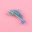 【公式通販 3,980円以上 送料無料 ブランド袋付き】ククシュゼット 正規商品 ヘア アクセ ピン かわいい 海 夏 魚 フランス ギフト Coucou Suzette イルカ クリップ Dolphin Hair Clip ブルー Blue