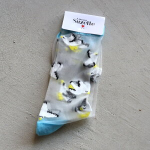 ڸ 3,980߰ʾ ̵ ֥դۥ奼å   ǥ 롼 襤 Ļ  Coucou Suzette   å Seagull Sheer Socks ۥ磻ȡߥ֥롼