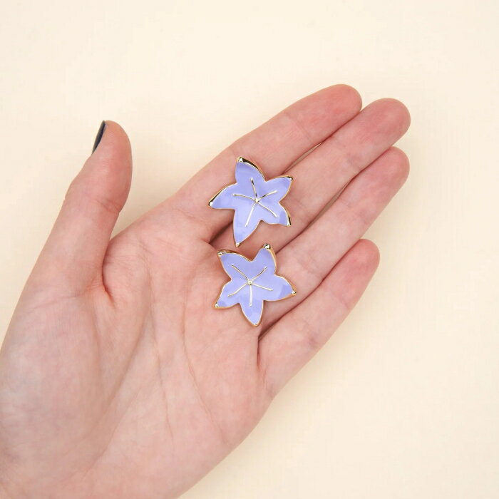 Rakuten - ククシュゼット 正規商品 ピアス ジュエリー かわいい フランス お洒落 ギフト 花 Coucou Suzette ベルフラワー オトメギキョウ ピアス Bellflower Earrings 紫