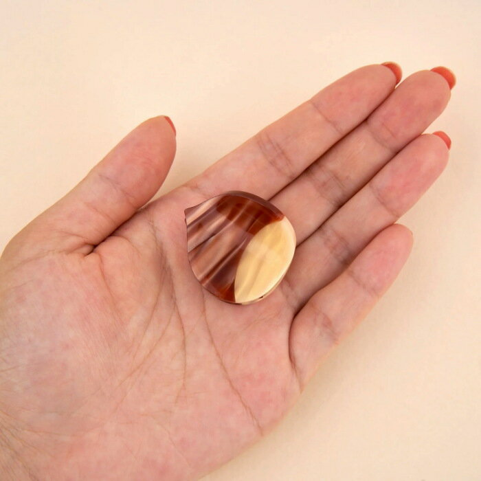 ククシュゼット 正規商品 ヘア アクセ ギフト 新作 秋 ハロウィン 栗 マロン Coucou Suzette 栗 ミニ ヘア クロー Chestnut Mini Hair Claw ブラウン Brown