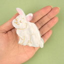 【感謝祭 今だけの特別価格】ククシュゼット 正規商品 ヘア アクセ ギフト 新作 動物 可愛い ガーデン Coucou Suzette ウサギ ヘア クロー R...