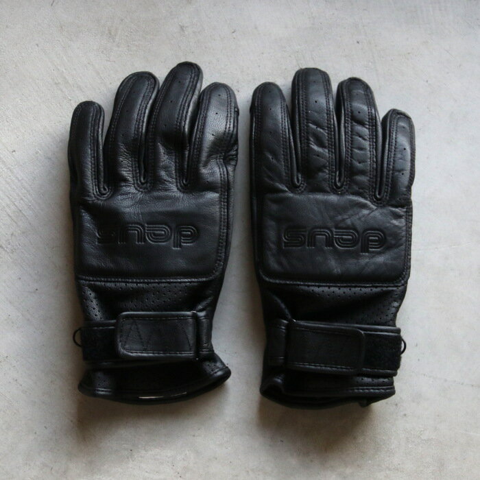 大特価 期間限定価格【6月22日13:00まで】デウス グローブ DEUS EX MACHINA ライダース フレンド グローブ RIDERS FRIEND GLOVES ブラック BLACK 2024秋冬新作