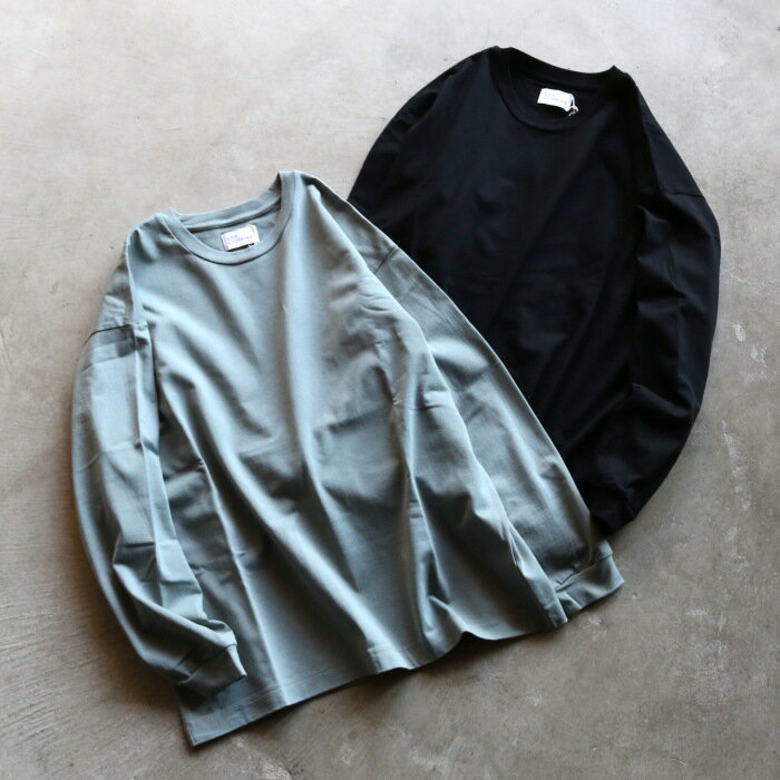 樂天商城 - エディットクロージング ロンT EDIT CLOTHING ニュートラル ロングスリーブ NEUTRAL L/S ブルーグリーン ブラック 2色展開 2025秋冬新作