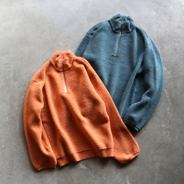 FilMelange ȥåץ  ǥ ե󥸥 ڥȥ ѥ ˥å ץ륪С PAYTON 2Tone Pile Kni ֥롼...