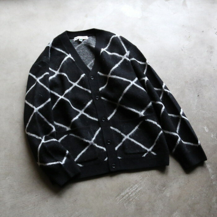 HELLA GREEN カーディガン コンコルド ニットカーディガン Concorde Knit Cardigan ブラック Black 2025秋冬新作