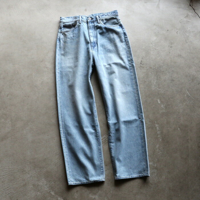 樂天商城 - クロ デニム KURO OPTIMA ワイド テーパード デニム パンツ OPTIMA WASH 003 ライト インディゴ LIGHT INDIGO 2026春夏新作
