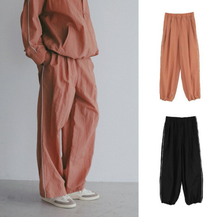 Rakuten - MANOF 正規商品 ボトムス マノフ アクティブ 2WAY ワイド パンツ ACTIVE 2WAY WIDE PANTS オレンジ/ブラック ORANGE/BLACK 2色展開 2026春夏新作