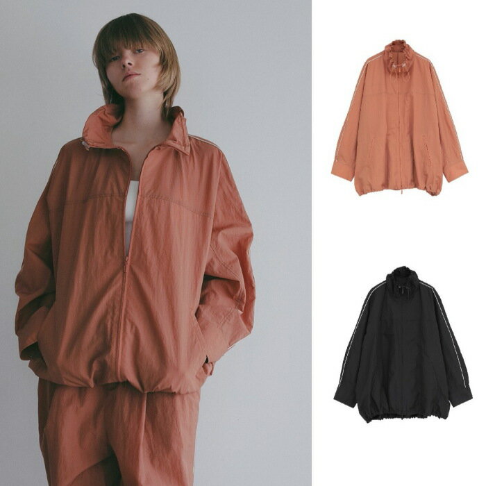 樂天商城 - MANOF 正規商品 ジャケット マノフ アクティブ ドローストリング ブルゾン ACTIVE DRAWSTRING BLOUSON オレンジ/ブラック ORANGE/BLACK 2色展開 2026春夏新作