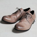 PADRONE パドローネ DERBY PLAIN TOE SHOES ダービー プレーントゥシューズ ASHGRAY アッシュグレー