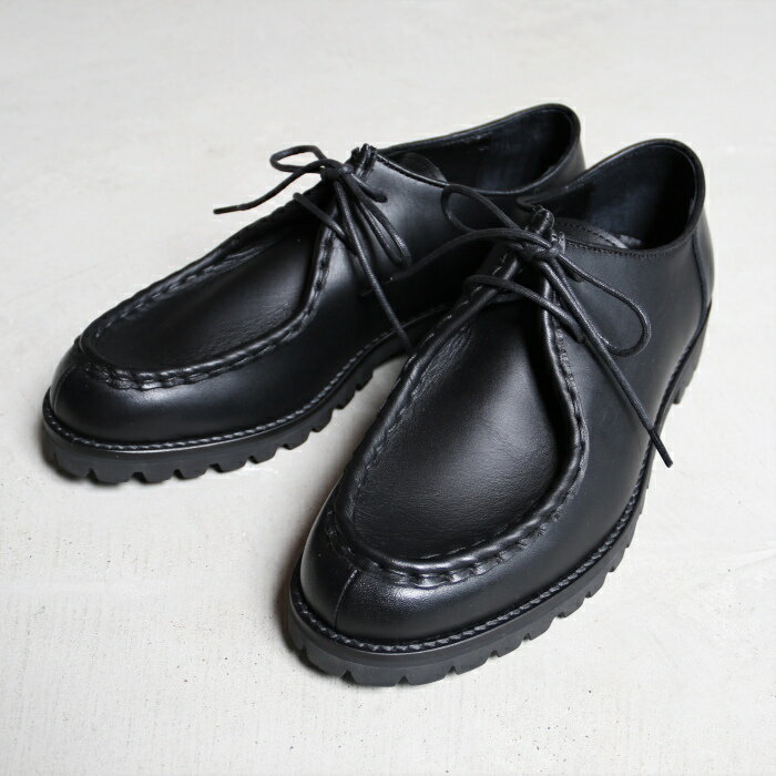 PADRONE ׷ pu8759240123a ѥɥ ꥢ 塼  ץ롼 쥶 TYROLEAN SHOES WATER PROOF LEATHER ֥å/֥饦 2Ÿ