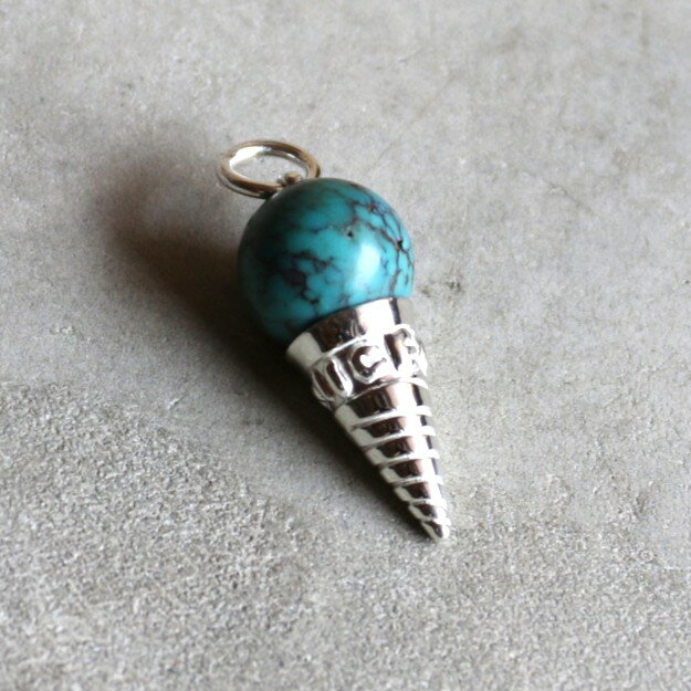 樂天商城 - Poly Things 正規取扱 ポリーシングス アクセサリー ギフト チョコミント アイスクリーム Choco Mint Ice Creem シルバー925 ターコイズ Silver w/Turquoise