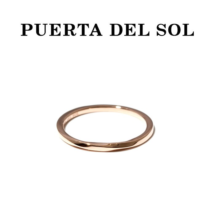 PUERTA DEL SOL プエルタデルソル Mobius Strip Narrow Ring K10PG メビウスストリップ ナロー リング K10ピンクゴールド