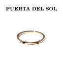 PUERTA DEL SOL vG^f\ Mobius Strip Narrow Ring K10PG rEXXgbv i[ O K10sNS[h