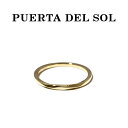 PUERTA DEL SOL vG^f\ Mobius Strip Narrow Ring K18YG rEXXgbv i[ O K18CG[S[h