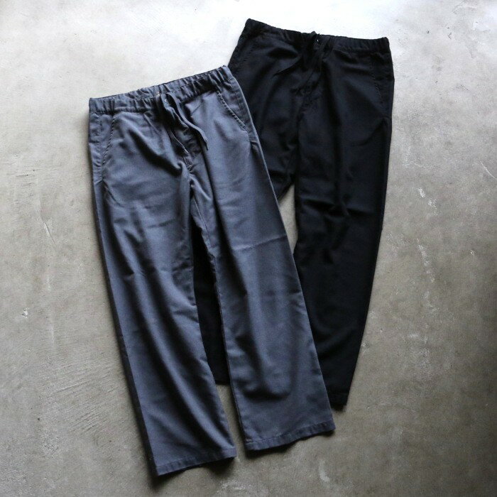【大特価 2月28日 20:00まで】レミレリーフ パンツ REMI RELIEF エステル ウール パンツ WOOL PANTS グレー/ブラック GREY/BLACK 2色展開 2025年秋冬新作