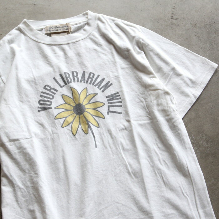 樂天商城 - レミレリーフ Tシャツ REMI RELIEF フラワー プリント Tシャツ HARD SP加工20/天竺TEE(YOUR LIBRARIAN WILL) オフホワイト OFF WHITE 2026年春夏新作