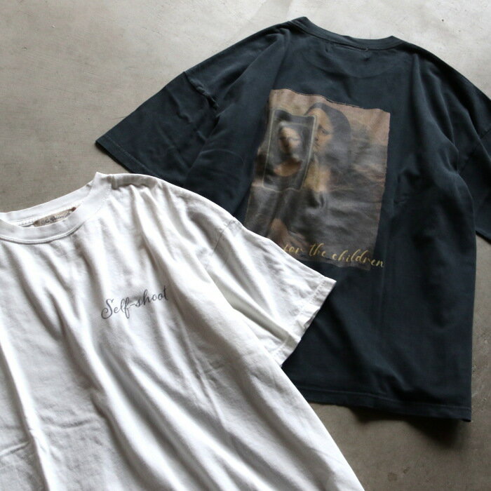 Rakuten - 限定 タイムセール レミレリーフ Tシャツ REMI RELIEF 女性 セルフショット プリント ビッグ Tシャツ HARD SP加工20/天竺BIGサイズT(Self shot M) 2色展開 2026年春夏新作