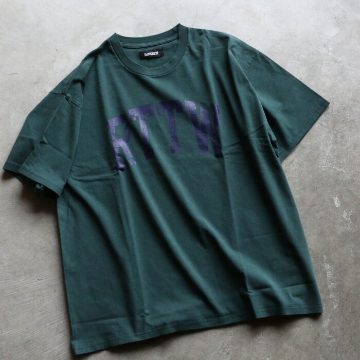 Rakuten - ロットワイラー トップス ROTTWEILER プリント 半袖Tシャツ RTWW TEE グリーン Green 2026春夏新作