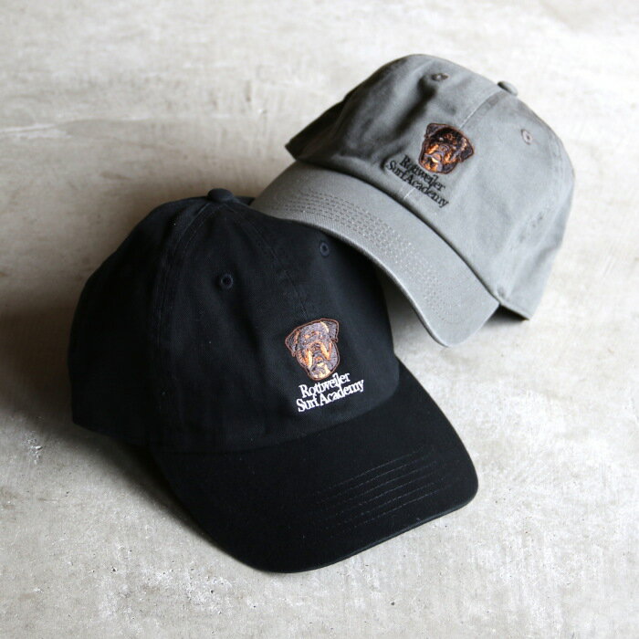 樂天商城 - ロットワイラー キャップ ROTTWEILER 犬 ロゴ刺繍 ダッド キャップ RW CAP ブラック/オリーブ BLACK/OLIVE 2026春夏新作