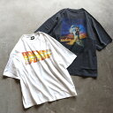 スクリーンスターズ Tシャツ ユニセックス SCREEN STARS バックトゥザフューチャー 映画 Tシャツ ピグメントブラック/ホワイト 2色展開 2025春夏新作