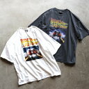 スクリーンスターズ Tシャツ ユニセックス SCREEN STARS バックトゥザフューチャー 映画 Tシャツ ピグメントブラック/ホワイト 2色展開 2025春夏新作