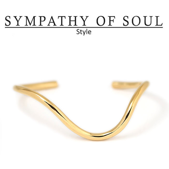 バングル シンパシーオブソウル スタイル レディース SYMPATHY OF SOUL Style ドリップバングル ブラス ゴールドコーティング Drip Bangle BRASS GOLD【正規商品 公式通販】