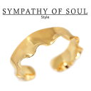 シンパシーオブソウル スタイル レディース SYMPATHY OF SOUL Style スリーブバングル ブラス ゴールドコーティング Sleeve Bangle BRASS GOLD【正規商品 公式通販】