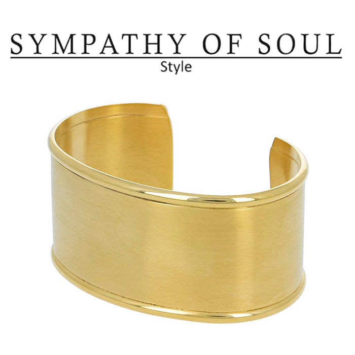 シンパシーオブソウル スタイル レディース SYMPATHY OF SOUL Style HMバングル ゴールドコーティング HM Bangle - Gold ...