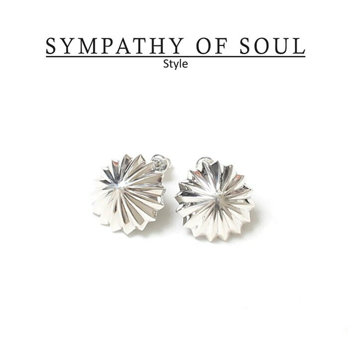 楽天ShafterSYMPATHY OF SOUL Style　レディース　シンパシーオブソウル　スタイル　Shell Concho pierce シェルコンチョ ピアス SILVER 【正規商品 公式通販】