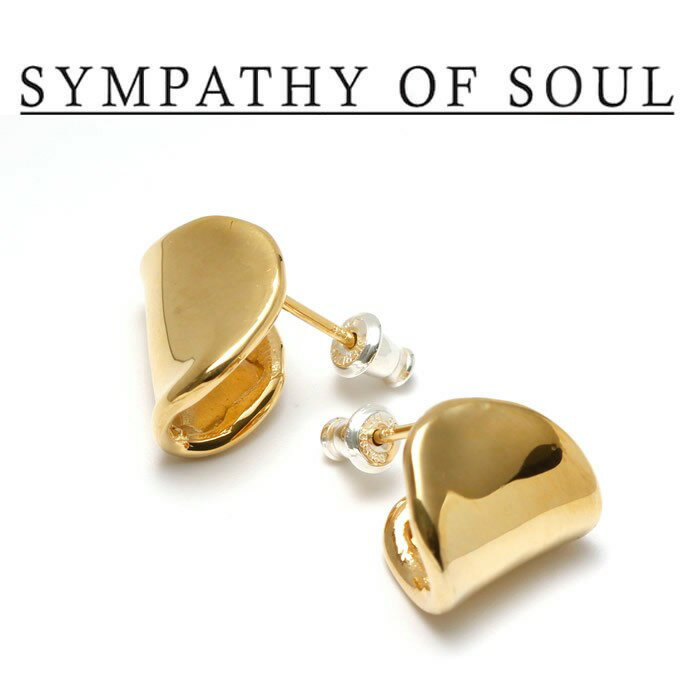 Rakuten - SYMPATHY OF SOUL Style レディース シンパシーオブソウル スタイル Melt Pierce BRASS GOLD メルト ピアス 真鍮 ゴールドコーティング 【正規商品 公式通販】
