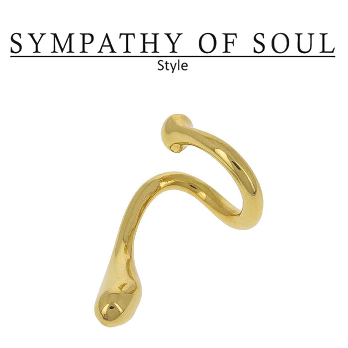 楽天Shafterシンパシーオブソウル スタイル レディース SYMPATHY OF SOUL Style リキッドイヤーカフ ゴールドコーティング Liquid Ear Cuff Small Gold Plated BRASS【正規商品 公式通販】