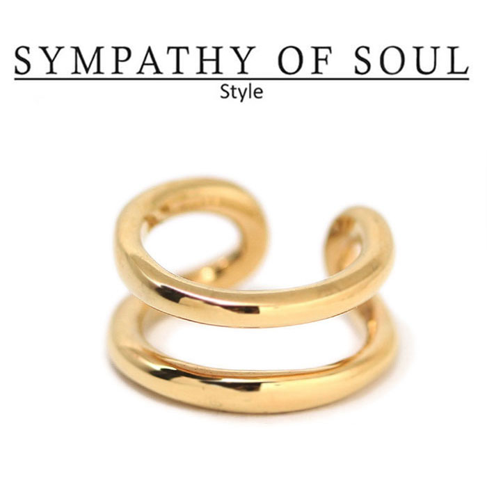 シンパシーオブソウル スタイル レディース SYMPATHY OF SOUL Style サークルリング ブラス ゴールド Circle Ring BRASS GOLD【正規商品 公式通販】