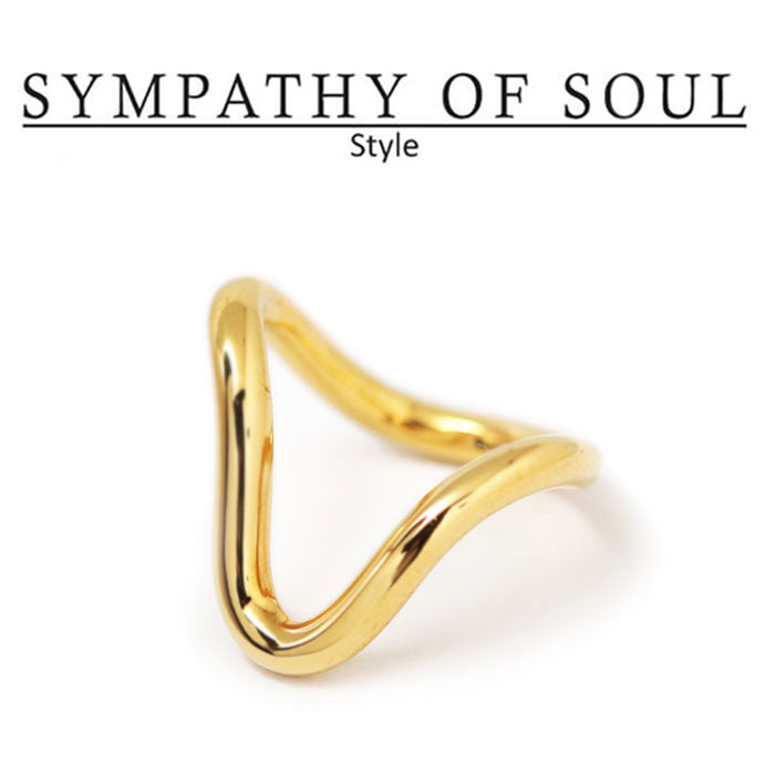 Rakuten - シンパシーオブソウル スタイル レディース SYMPATHY OF SOUL Style ドリップリング ブラス ゴールドコーティング Drip Ring BRASS GOLD【正規商品 公式通販】
