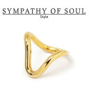 VpV[Iu\E X^C fB[X SYMPATHY OF SOUL Style hbvO uX S[hR[eBO Drip Ring BRASS GOLDyKi ʔ́z