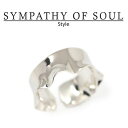 VpV[Iu\E X^C fB[X SYMPATHY OF SOUL Style X[uO Vo[ Sleeve Ring SILVERyKi ʔ́z