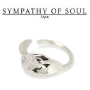 シンパシーオブソウル スタイル レディース SYMPATHY OF SOUL Style フラッターリング シルバー Flutter Ring SILVER