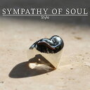 シンパシーオブソウル スタイル レディース SYMPATHY OF SOUL Style ビッグハートリング シルバー Big Heart Ring SILVER 【正規商品 公式通販】