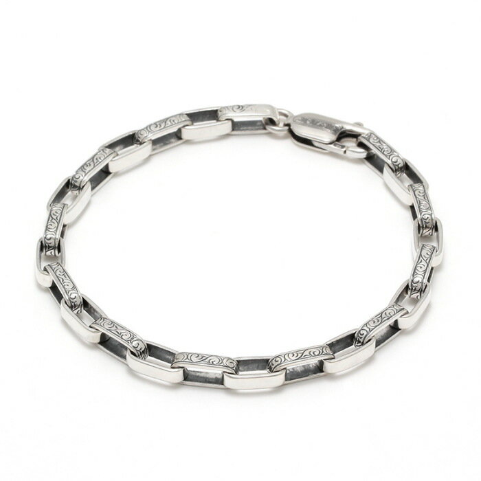 スーマンダックワ ブレス Suman Dhakhwa エターナル カーヴィング チェーン ブレスレット シルバー Eternal Carving Chain B...