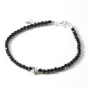 スウィング ブレスレット スター メンズ レディース オニキス ストーンブレス SWING Sm. Onyx Bracelet w/Tiny Star Silver