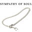 ѥ֥ 󥯥å С ޥʡ    ǥ SYMPATHY OF SOUL Mariner Curb Chain Anklet Silver ˽ѡ Ρ