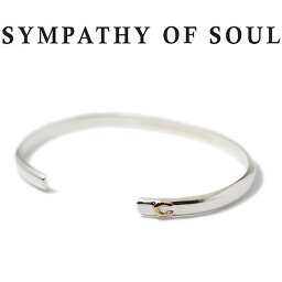 シンパシーオブソウル バングル シルバー ホースシュー 馬蹄 チャーム SYMPATHY OF SOUL Horseshoe Charm Bangle Silver×K18 Yellow Gold ホースシュー チャームバングル シルバー イエローゴールド【正規商品 公式通販】