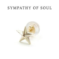 シンパシーオブソウル ピアス ゴールド スター メンズ レディース K10 ユニセックス 星 男女兼用 SYMPATHY OF SOUL Star Pierce K10 Yellow Gold 【正規商品 公式通販】